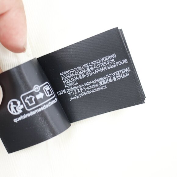 NEW Zara blazer womens M-L oversize blazer with a johnny collar two button peak - Picture 14 of 16